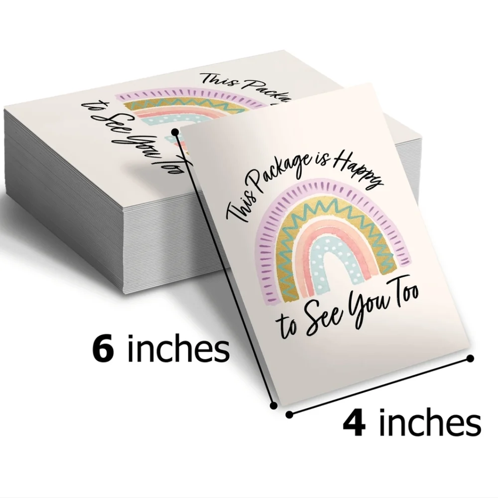 25 pc Rainbow Cards Stickers